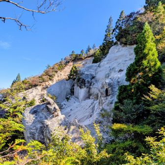 堂満岳の北側斜面