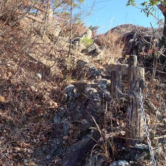 天狗岩への直登コース