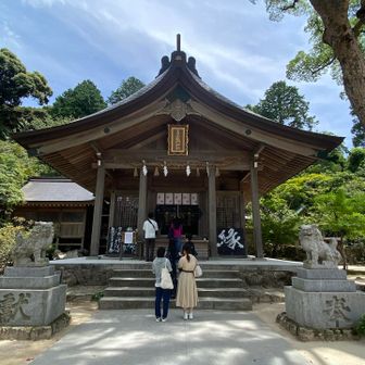 竈門神社でお礼参りして今日の登山終了