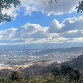 福智山から英彦山までよく見えます
