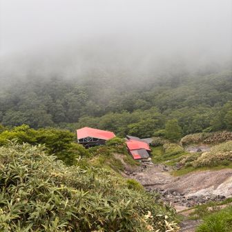 森山荘が見えてきました