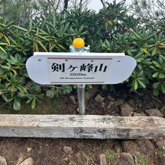 剣ヶ峰山到着🙌