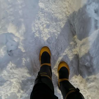 ピン長履いて、いざ出発‼️