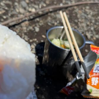 自分で炊いて握った筋子入り
