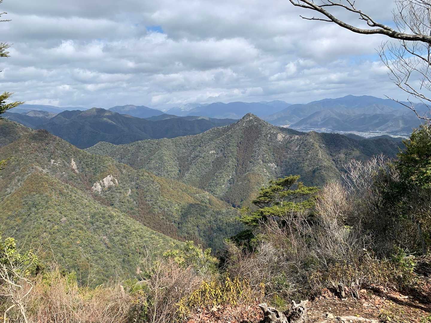 山頂からの眺望。