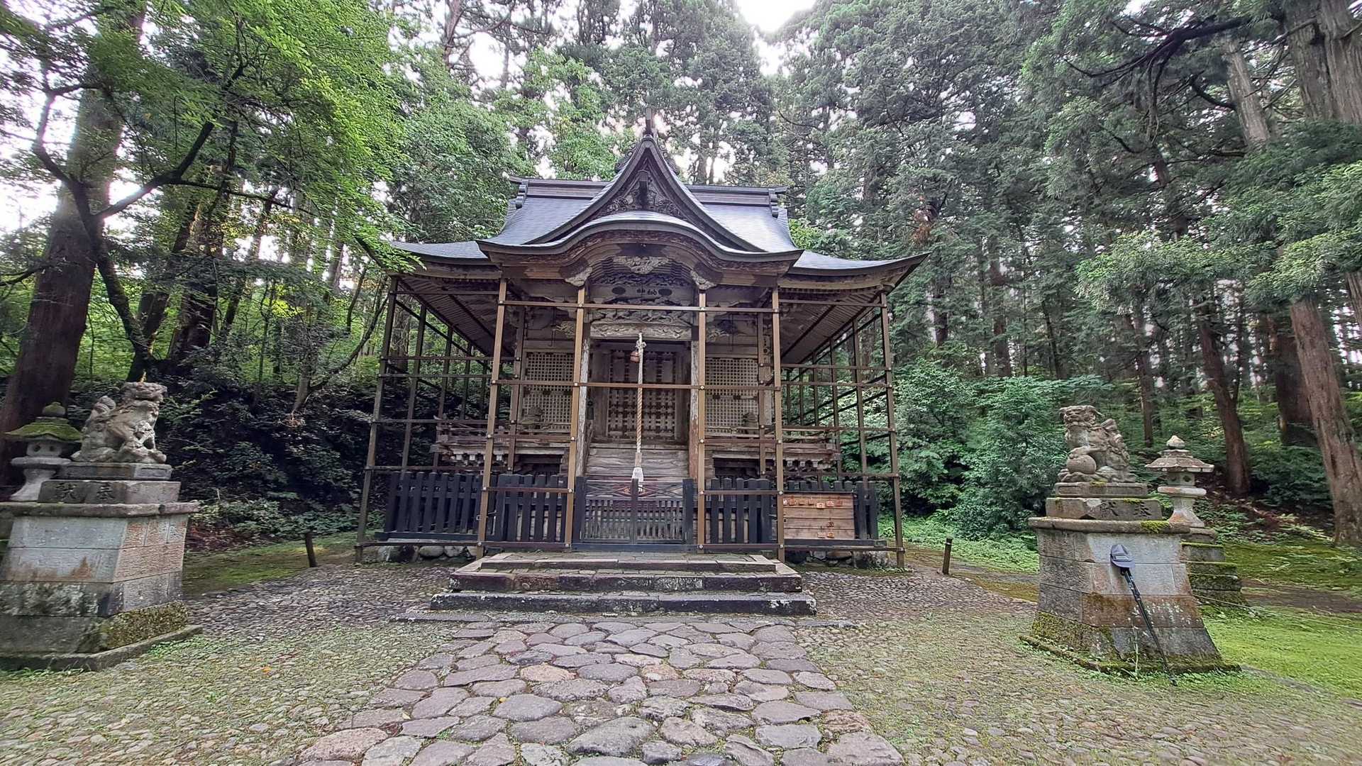 白山禅定道入口-三頭山-法恩寺山 往復コースの写真