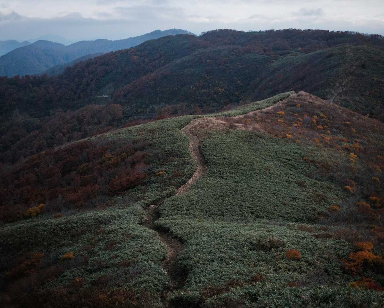 峰越登山口-北ノ股岳-真昼岳 往復コースの写真