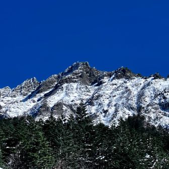 今日は怖くて行けませんでした、横岳