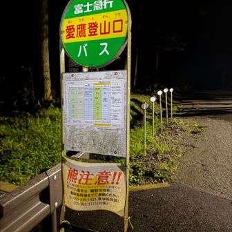愛鷹山の登山口ってこんなところにあったのか…
ここまでの道は、さらに怖かった。
歩道がほぼない〜トラックが通るたびに草むらへ避難😭