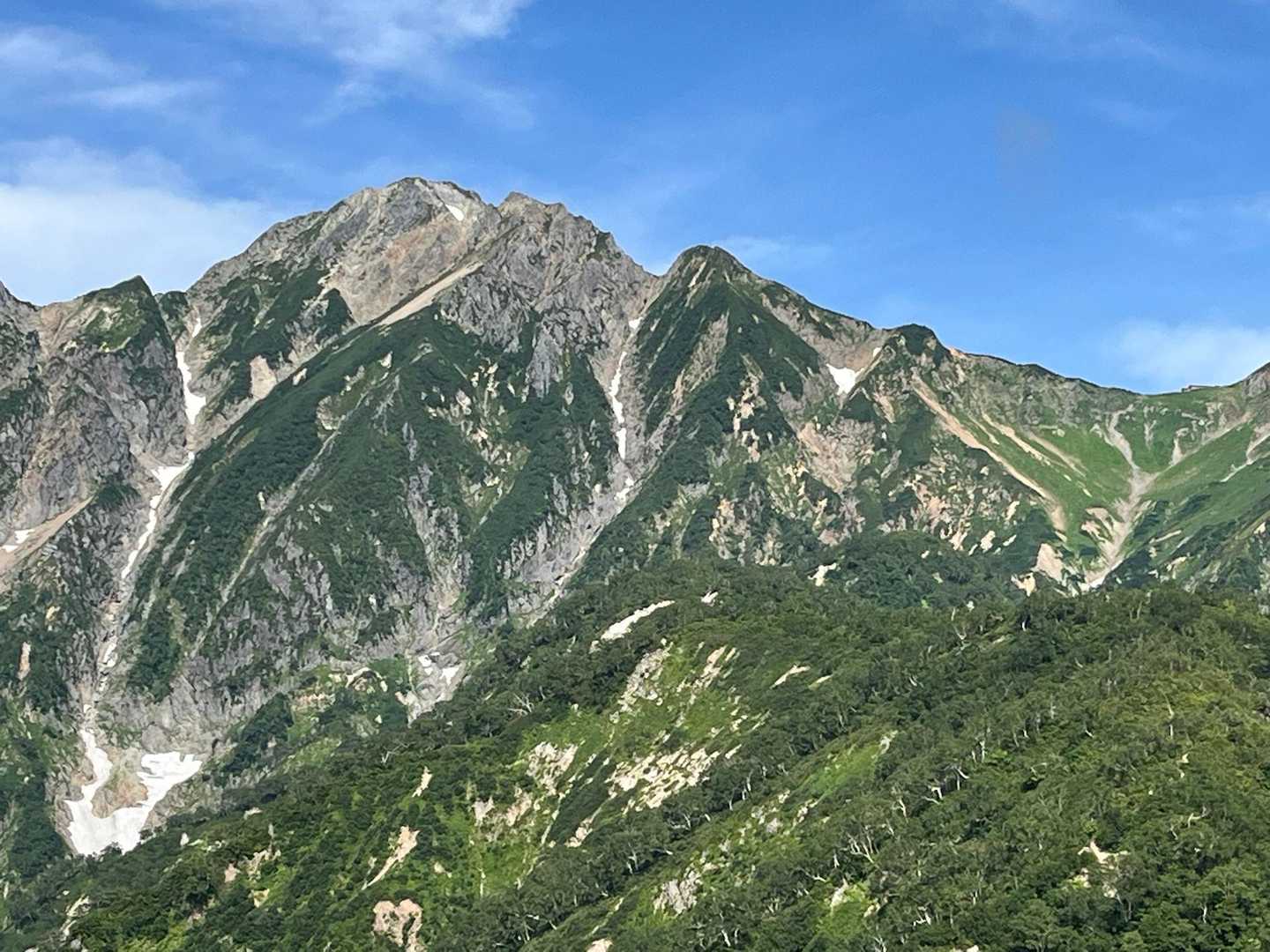 五竜岳見えてきた✨