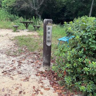 カーレーター乗り場からすぐ。本日の1座目、鉢伏山登頂。260m。