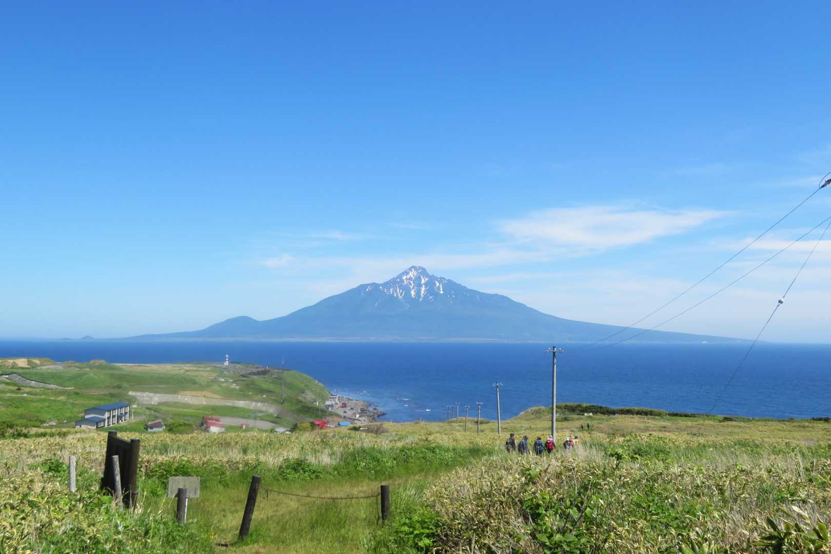 知床が見えました
