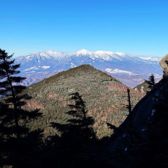 降りてくるとガスも晴れて八ヶ岳全容が見られた