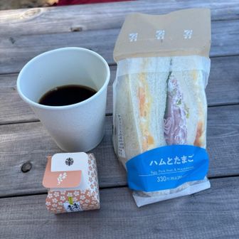 朝食をいただきます。
贅沢な時間。

下りるときに、よく『鬼ヶ城山』でお会いする方に
「生気に満ちた顔してるね」と言われました。

やはり『鬼ヶ城山』には，素晴らしい力があるんだ。
