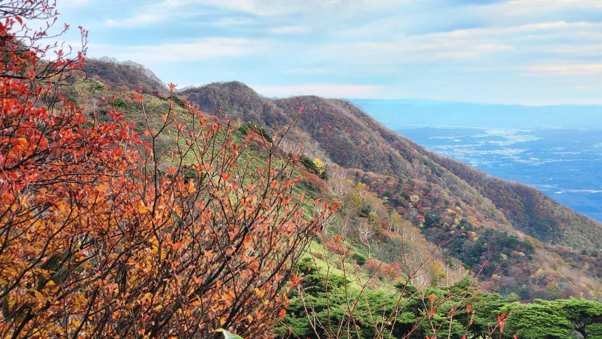 沼ッ原湿原登山口-白笹山-南月山-日の出平-姥ヶ平-日の出 縦走コースの写真