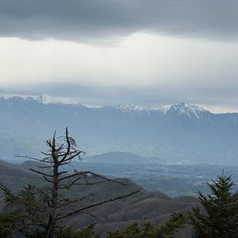 甲斐駒ヶ岳から鳳凰三山