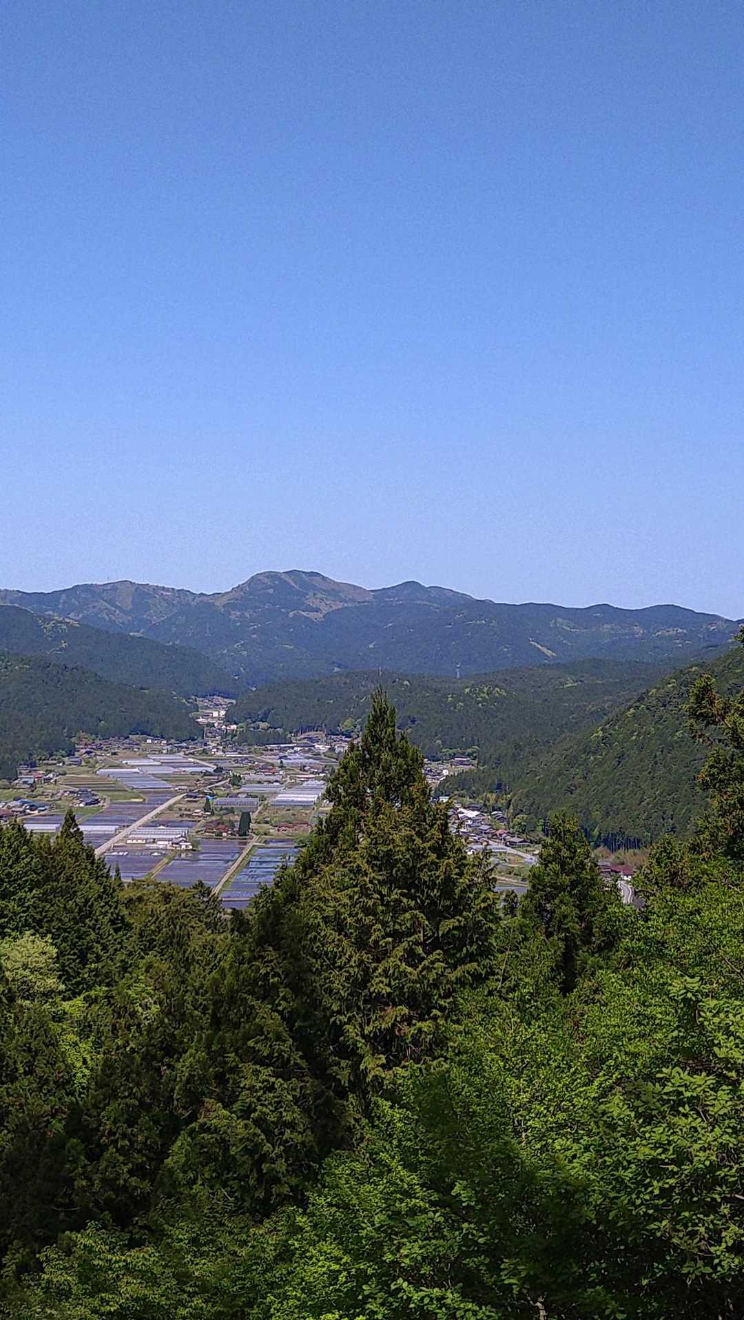 鉄塔からは津具の町並みと
田んぼが見える眺望あり🧐📸
大峠までの眺望箇所はここだけです😅