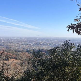 頂上からの⛰️筑波山