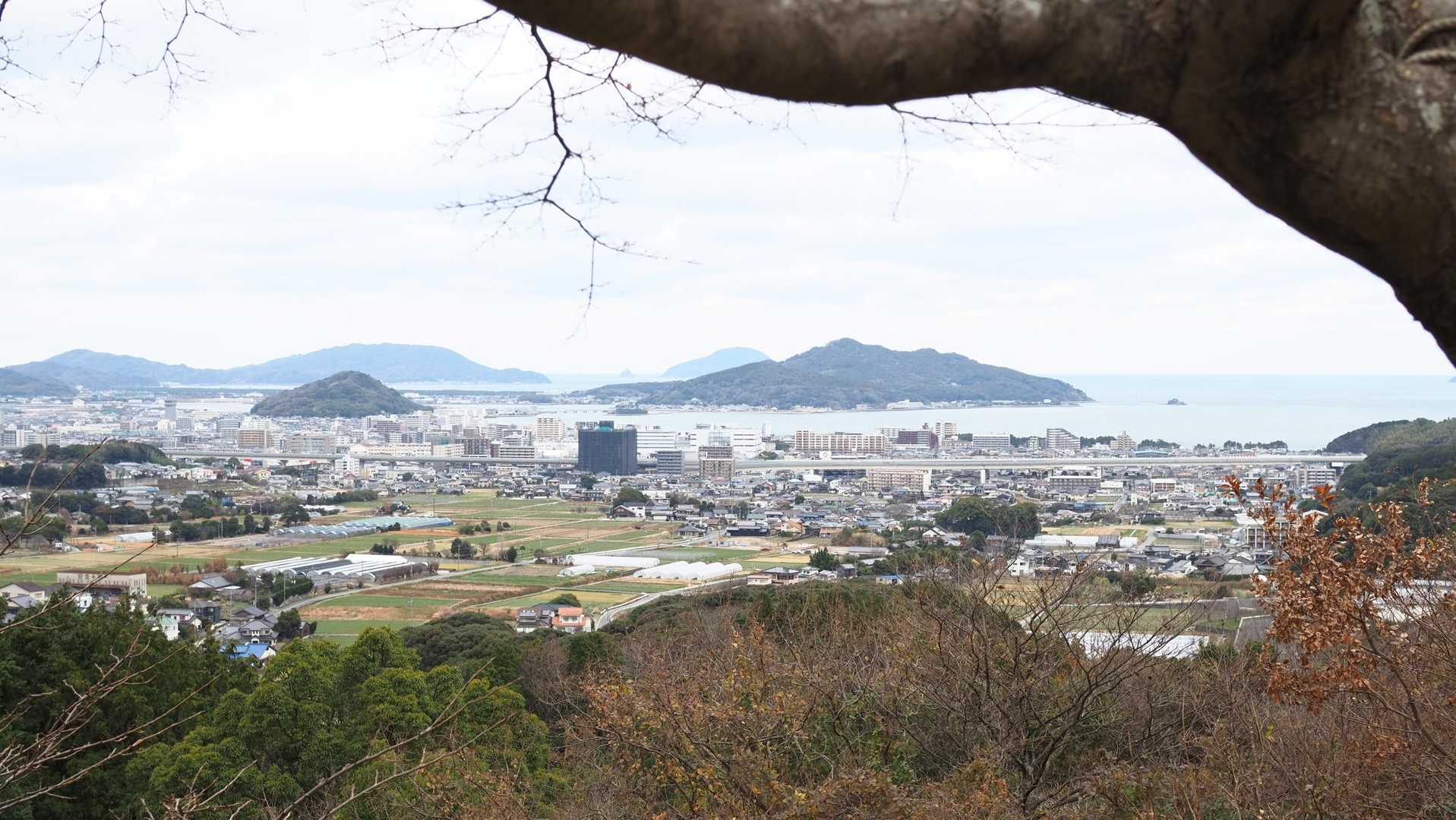叶神社より
