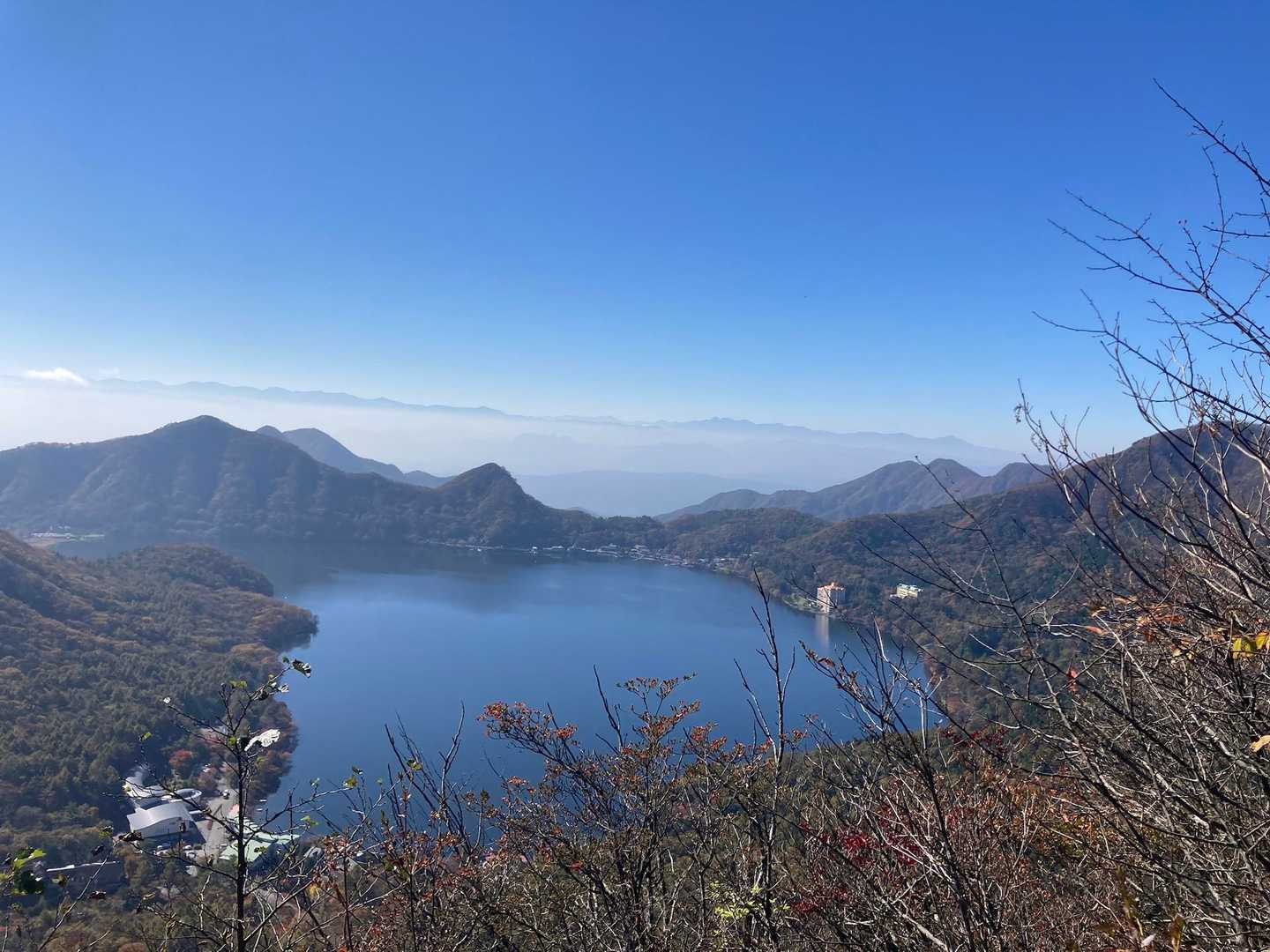 鳥帽子山からの絶景　ここが今日の優勝地点