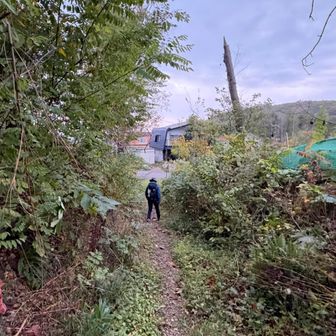 下山しました。