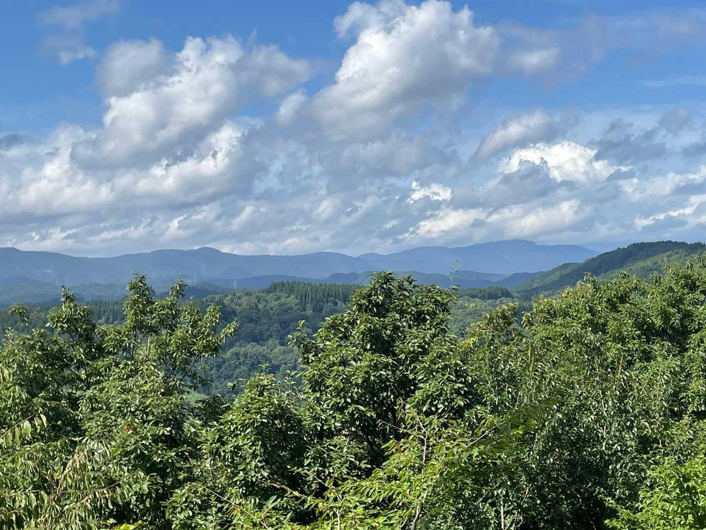 鳥海山方面