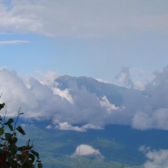 下山時は南アルプスが見えました✨️