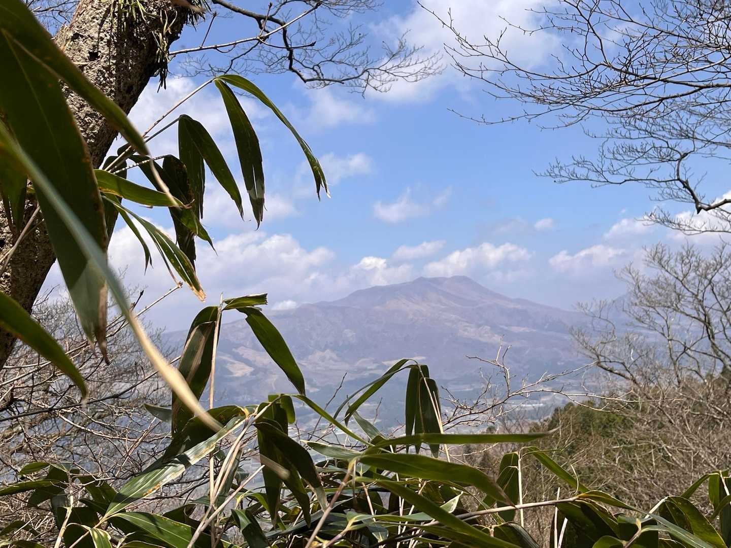阿蘇五岳がチラリ❗️
