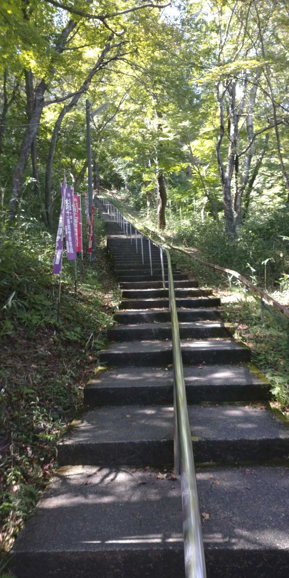 猪子山までは石段