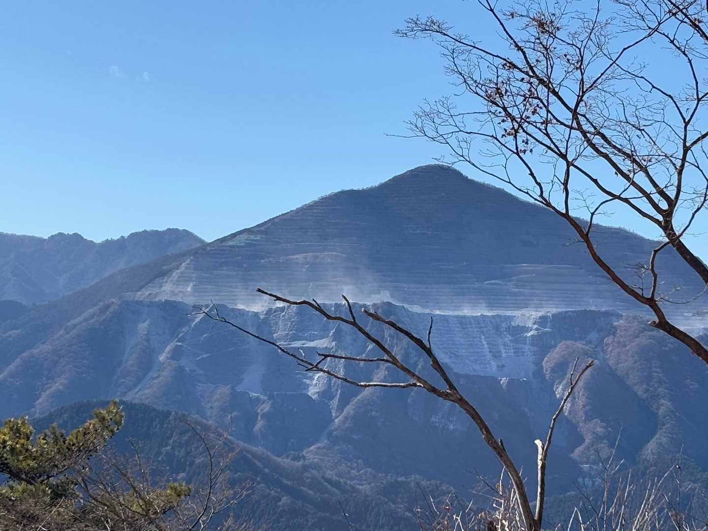 やっぱり、武甲山がカッコいい🏔️