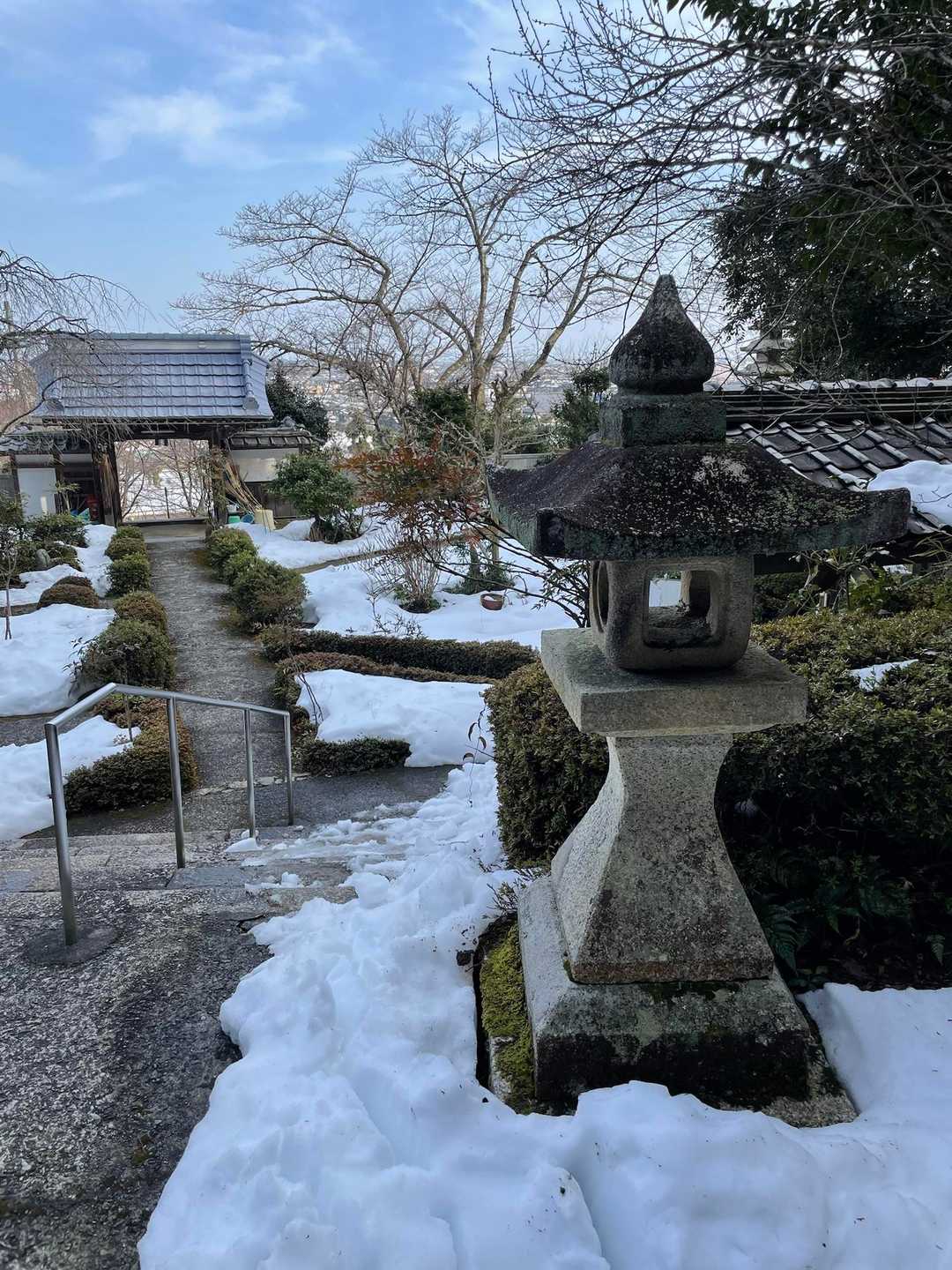 大泉寺の境内から❄️