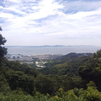 潮見展望台から。