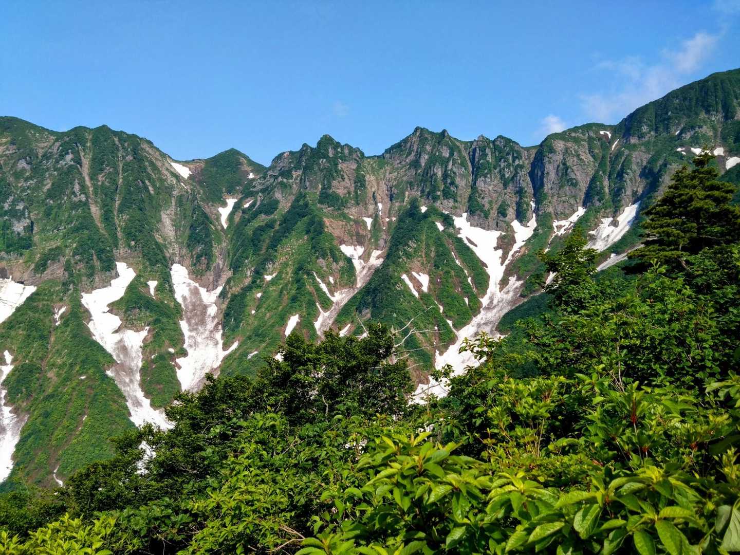 田子倉只見沢登山口-剣ヶ峰-浅草岳 往復コースの写真