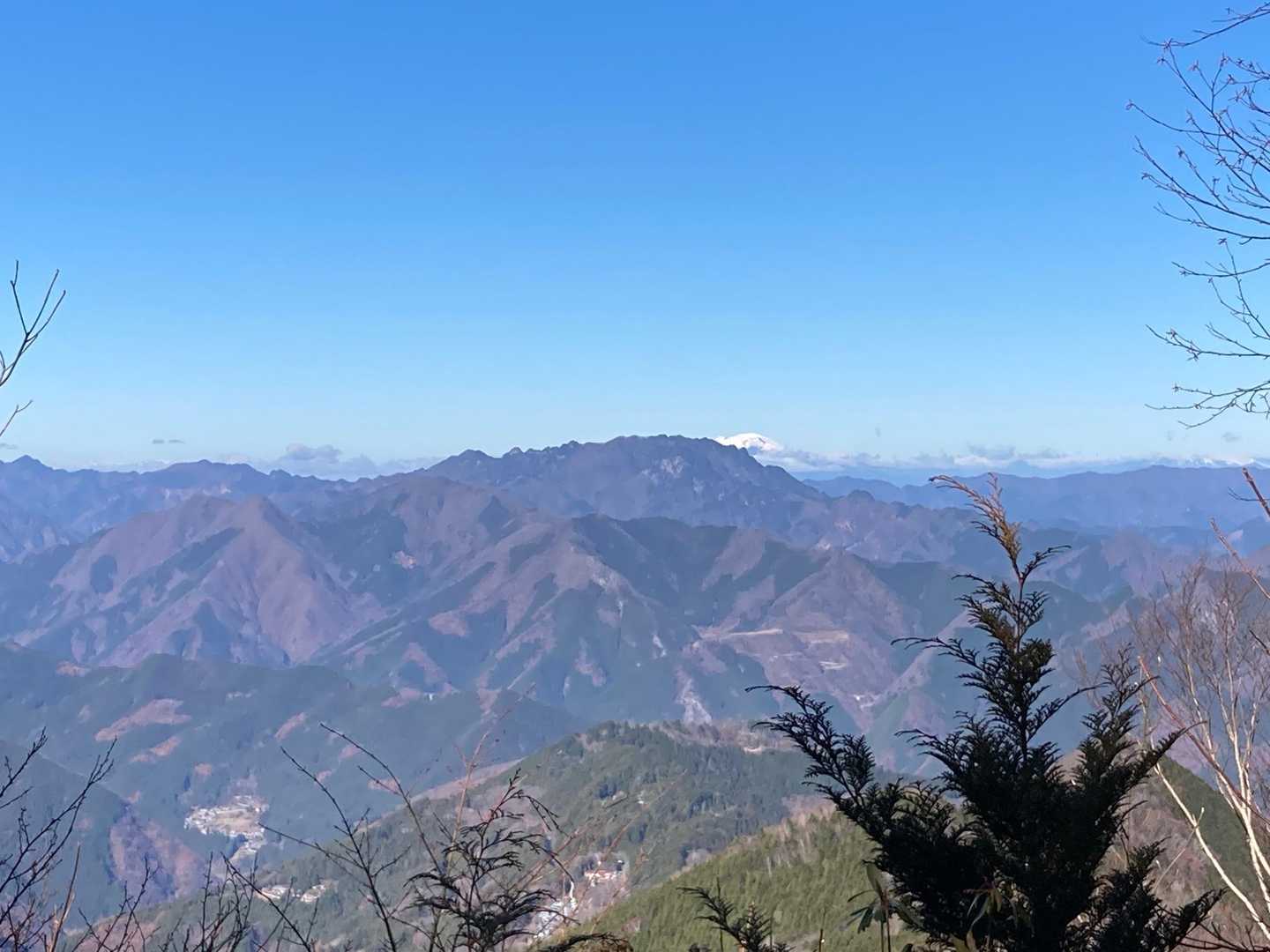ここからの浅間山が1番良く見えました。