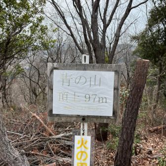青の山
