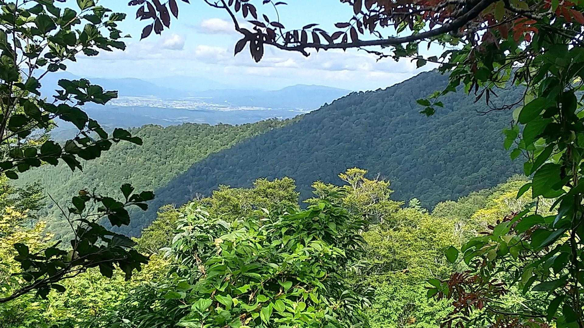 下山途中の景色😃