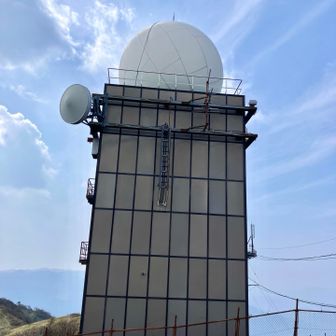 雨量観測所。気象観測レーダー。
