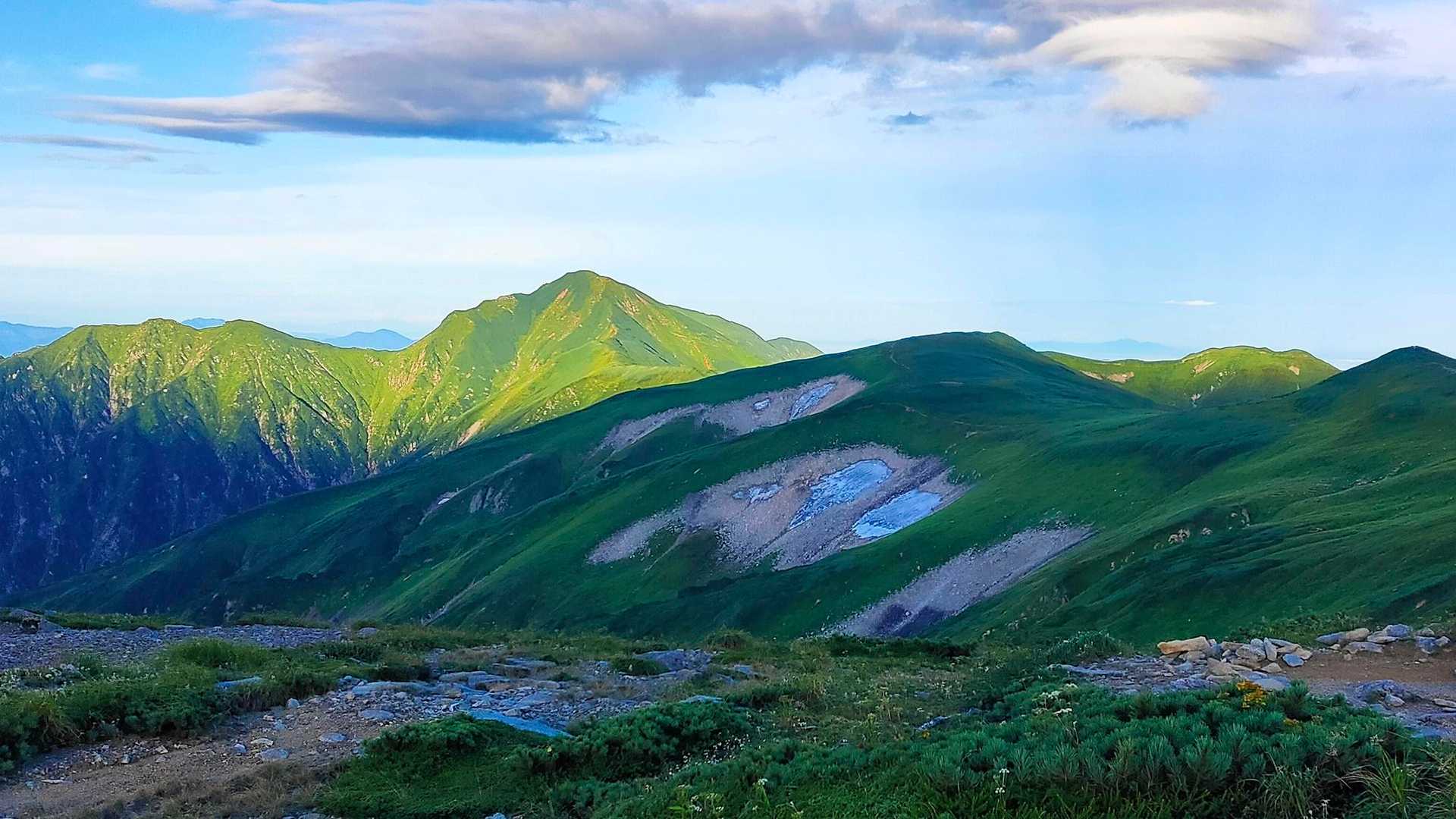 存在感のある大日岳