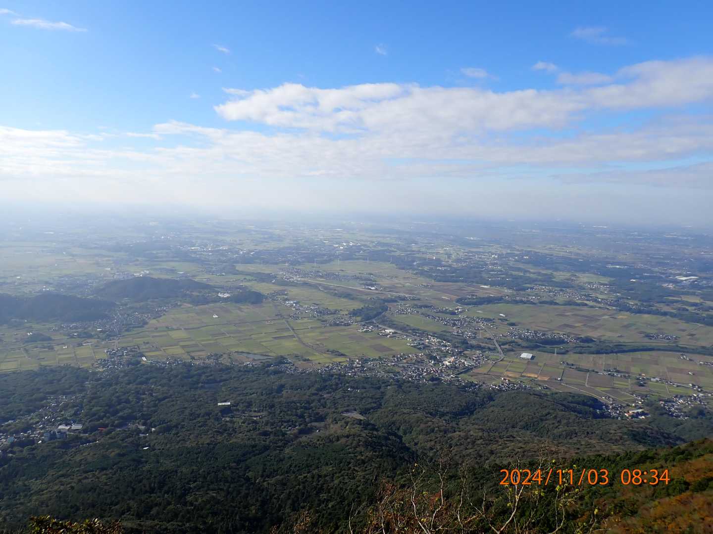 関東平野の大展望
