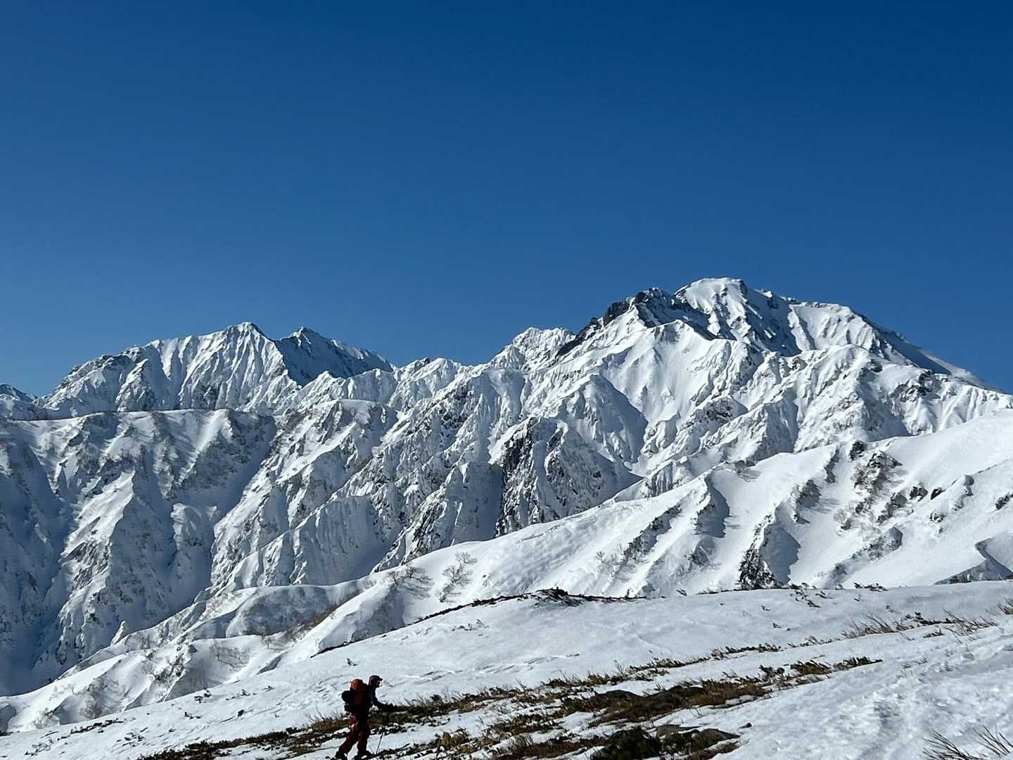 雪の唐松岳❄️ / Smileさんの鹿島槍ヶ岳・五竜岳（五龍岳）・唐松岳の
