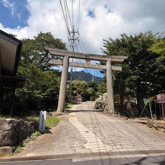 一の鳥居でもう気持ち悪い
全然走れない