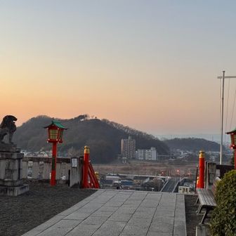 織姫神社　眺め良し