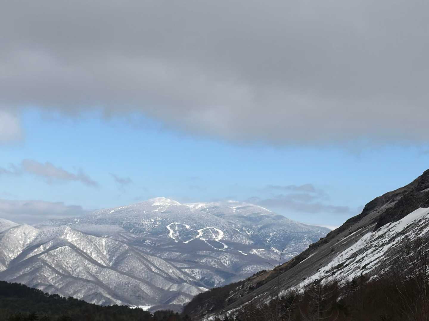 蝶が見えるよ、蝶ヶ岳、じゃないよ
グランデコスキー場です🦋