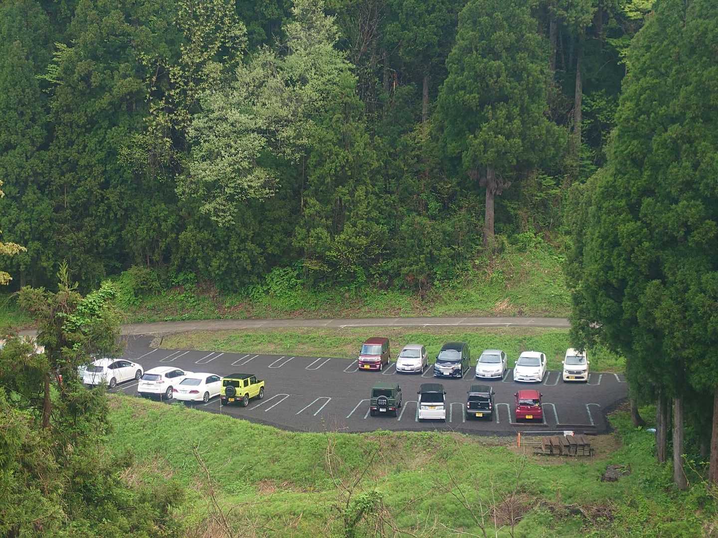 林道登山口-南条八石山 往復コースの写真