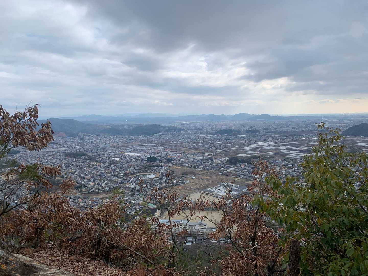 愛宕山山頂からの景色😍