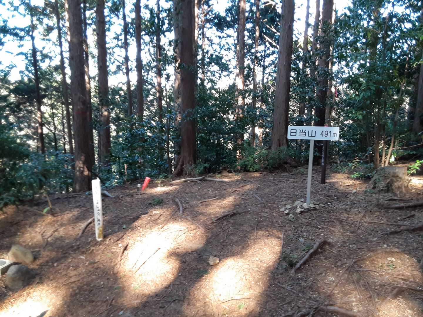 あっという間に日当山に到着です。