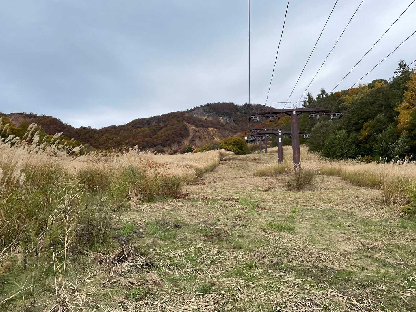 瀧山ゲレンデを横断して無事下山しました😊