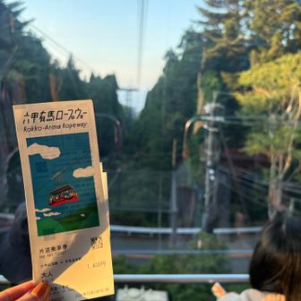 はーい、また戻ってロープウェイ乗りました🚡