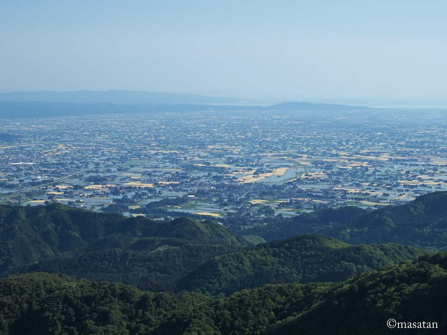 富山の町並み。