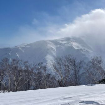 八方尾根のガラガラ沢